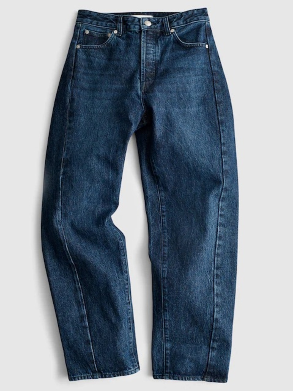 NWT Madewell McKinney Wash Rigid Pieced Barrel-Leg Jeans- Women's Size 28